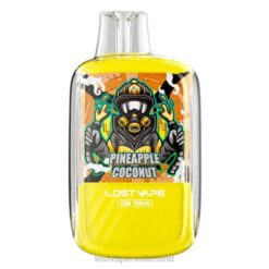 Lost Vape Kopen | ananas kokosnoot Lost Vape Orion ob5500 5500 pufjes 14 ml 50 mg wegwerpbaar 26TD104