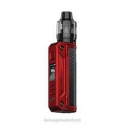 Lost Vape Kopen | mat rood/koolstofvezel Lost Vape Thelema solo 100w-kit 26TD172