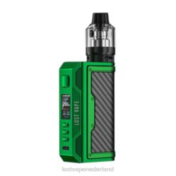Lost Vape Nederland | groen/koolstofvezel Lost Vape Thelema Quest 200W-kit 26TD145