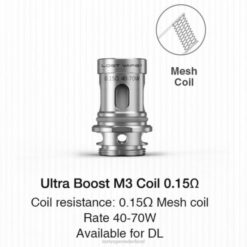 Lost Vape Nederland | m3 v2 0,15ohm Lost Vape Ultra boostspoelen (5-pack) 26TD348