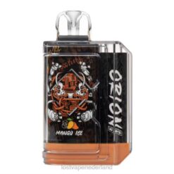 Lost Vape Nederland | mango-ijs Lost Vape Orion reep wegwerp | 7500 trekje | 18ml | 50mg 26TD57