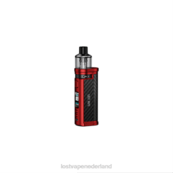 Lost Vape Nederland | mat rode koolstofvezel Lost Vape Centaurus q80 pod-mod 26TD320