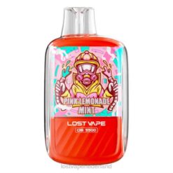 Lost Vape Nederland | roze limonade munt Lost Vape Orion ob5500 5500 pufjes 14 ml 50 mg wegwerpbaar 26TD105