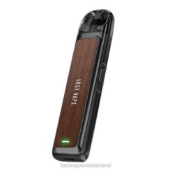 Lost Vape Nederland | zwart rood sandelhout Lost Vape URSA podkit | 800mAh 26TD224
