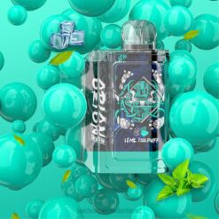 Lost Vape Prijs | blauwe munt Lost Vape Orion reep wegwerp | 7500 trekje | 18ml | 50mg 26TD81