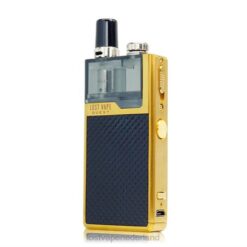 Lost Vape Prijs | goud/zwart geweven Lost Vape Quest Orion Q Pod-apparaat volledige set 26TD466