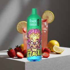 Aardbei Citroen RandM Fumot Tornado 9000 Puffs 18 mL Mesh Coil vape wholesale Netherlands