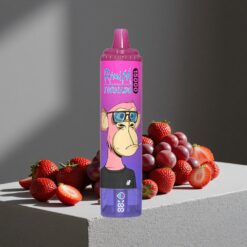 Aardbei Druif RandM Fumot Tornado 15000 Puffs 25ml LCD Type-C vape wholesale Netherlands