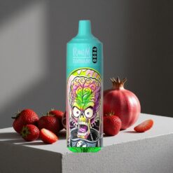 Aardbei Granaatappel RandM Fumot Tornado 9000 Puffs 18 mL Mesh Coil vape wholesale Netherlands