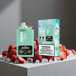 Aardbei IJs_Gemengde Bessen Razz Bar 40000 Puffs Wegwerp Vape met 650 Mah Battery Type-C Port vape wholesale Netherlands
