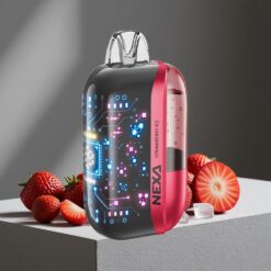 Aardbei IJs NEXA Ultra 50000 Puffs 20ml Vulling 800mah Accu vape wholesale Netherlands