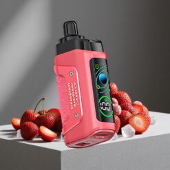 Aardbei Kers IJs Razz Bar Wegwerp Vape 45000 Puffs Met Type-C Oplaadbaar & Aanpasbare Luchtstroom vape wholesale Netherlands