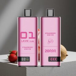 Aardbei Kiwi IJs Lavie Cube Wegwerp Vape 20000 Trekjes Type C opladen vape wholesale Netherlands