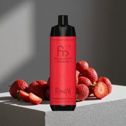 Aardbei Punch RandM Fumot Shisha 10000 Puffs 18ml Prefilled Vape Type-C Port vape wholesale Netherlands