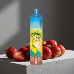 Aardbei RandM Fumot Tornado 15000 Puffs 25ml Vloeistof LCD Scherm vape wholesale Netherlands