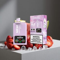Aardbei Watermeloen_Druiven IJs Razz Bar 40000 Puffs Power Screen Display vape wholesale Netherlands