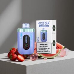 Aardbei Watermelon Bubble Gum Razz Bar Wegwerp Vape 50000 Puffs Type-C Oplaadbaar vape wholesale Netherlands