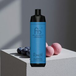 Blauwe Bes Bubblegum RandM Fumot Shisha 10000 Puffs 18ml Voorgevulde Vloeistof vape wholesale Netherlands