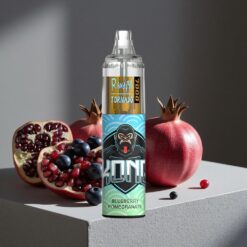 Blauwe Bes Granaatappel RandM Fumot Tornado 7000 Puffs 14 ML Vloeistof RGB Licht vape wholesale Netherlands