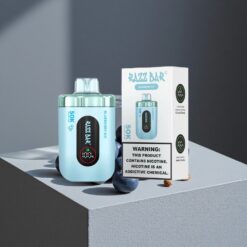 Blauwe Bes IJskoud Razz Bar 50K Puffs Wegwerp Vape met 50000 Puffs & Type-C Oplaadbaar vape wholesale Netherlands