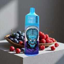 Blauwe Bes Kers Veenbes RandM Fumot Tornado 9000 Puffs 18 mL Mesh Coil vape wholesale Netherlands