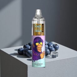 Blauwe Bes Op Ijs RandM Fumot Tornado 7000 Puffs 14 ML Vloeistof Mesh Coil vape wholesale Netherlands