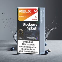 Blauwe Bes RELX Pod Pro 2 600 Puffs 1.9ml Nicotine 3% 3 Voltage Modes vape wholesale Netherlands
