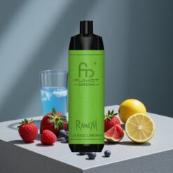 Blauwe Razz-limonade RandM Fumot Shisha 10000 Puffs 18ml Voorgevulde Vloeistof vape wholesale Netherlands