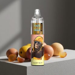 Gummy Beer RandM Fumot Tornado 7000 Puffs 14 ML E-liquid RGB Light vape wholesale Netherlands