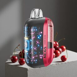 Kersen Bomp NEXA Ultra 50000 Puffs 20ml Voorgevuld 5% Nicotine 0.9ohm Dual Mesh Coils vape wholesale Netherlands