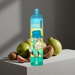 Kiwi Passievrucht Guave RandM Fumot Tornado 15000 Puffs 25ml vloeistof vape wholesale Netherlands