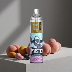 Perzik Blauwe Bes RandM Fumot Tornado 7000 Puffs 14 ML Vloeistof Air-Adjustable vape wholesale Netherlands
