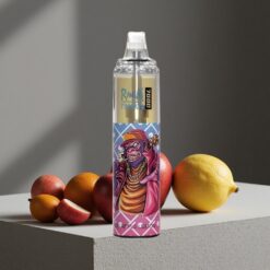 Rode Appel Citroen RandM Fumot Tornado 7000 Puffs 14 ML Vloeistof Mesh Coil vape wholesale Netherlands