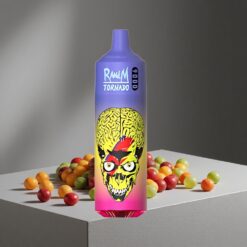 Skittles RandM Fumot Tornado 9000 Puffs 18 mL Vloeistof Mesh Coil vape wholesale Netherlands