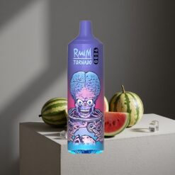 Watermeloen Brazz IJs RandM Fumot Tornado 9000 Puffs 18 mL Vloeistof Mesh Coil vape wholesale Netherlands