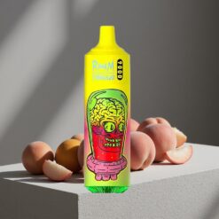 Zomerse Perzik Ijs RandM Fumot Tornado 9000 Puffs 18 mL Vloeistof Mesh Coil vape wholesale Netherlands
